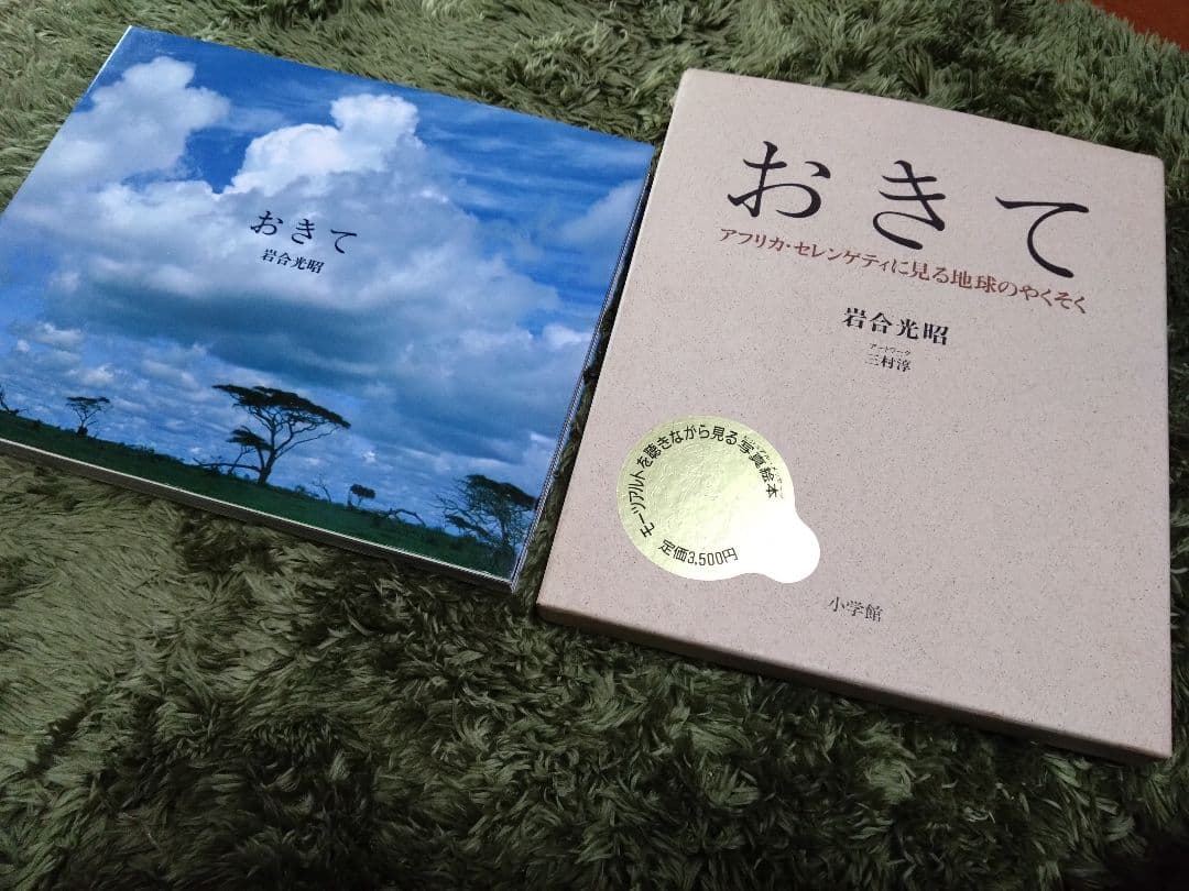 絶版　1986年　小学館　おきて　岩合光昭