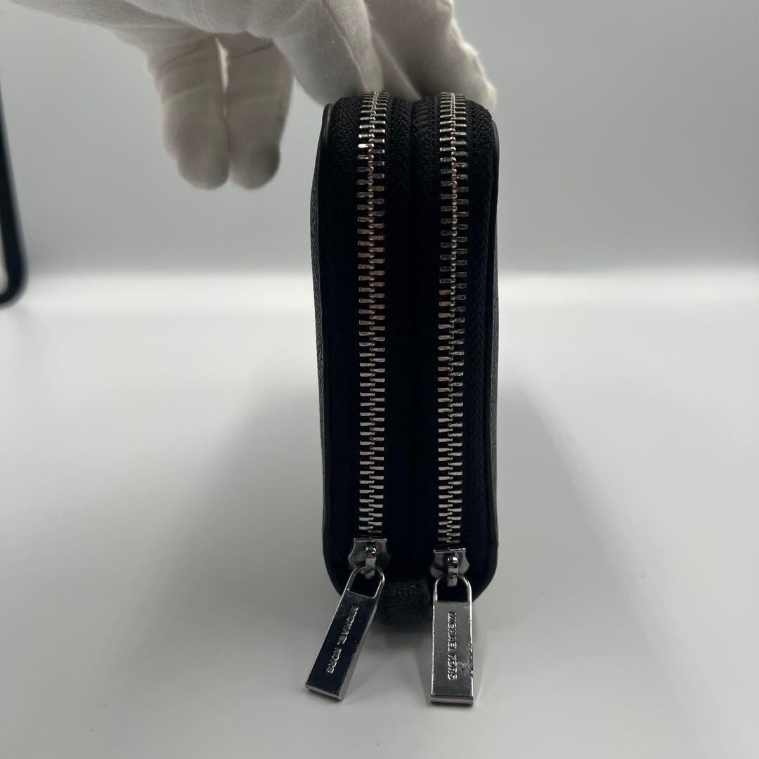 マイケルコース　オーガナイザー　MK総柄　レザー　財布　ウォレットバッグ　黒