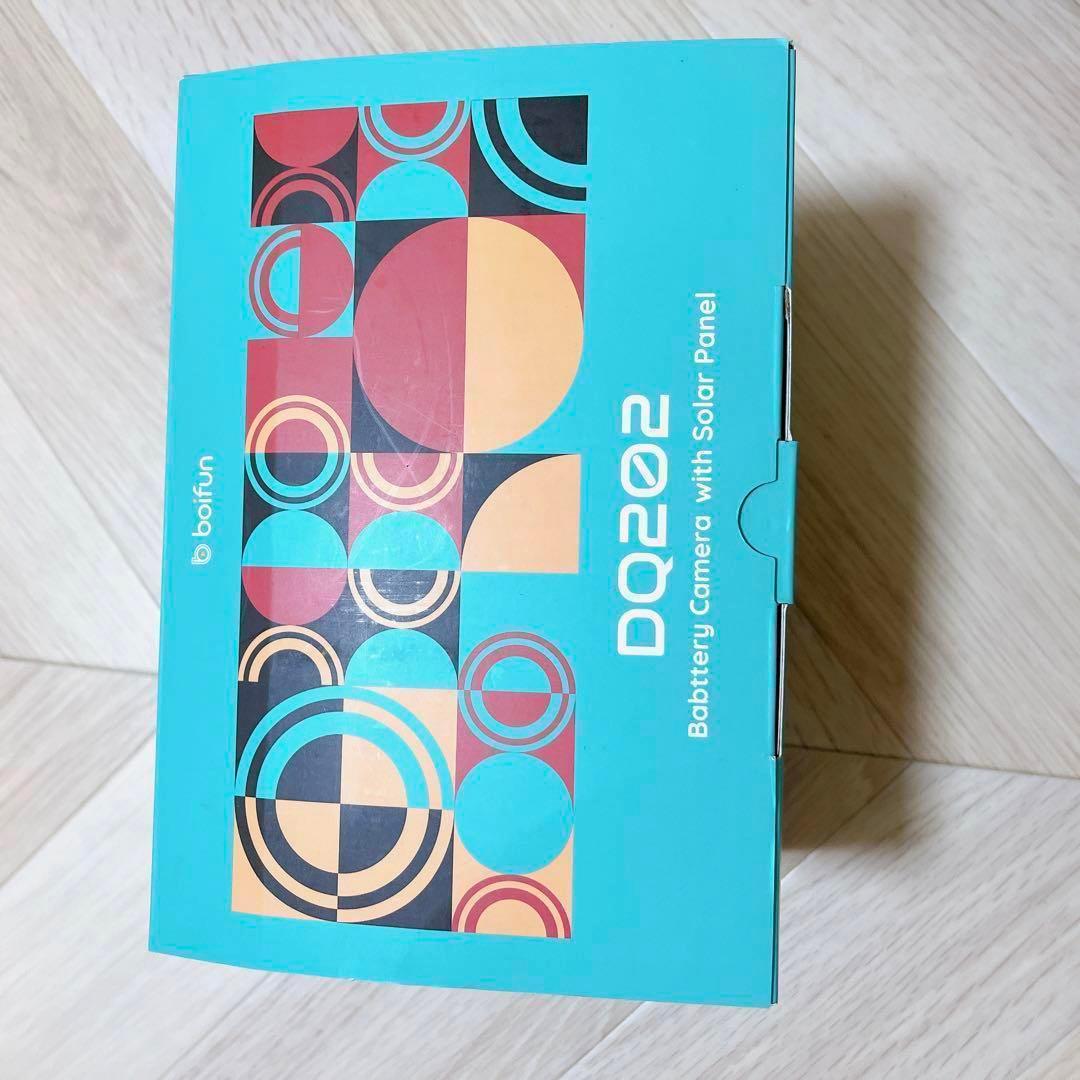 新品⭐️BOIFUN500万超高画素ソーラー防犯カメラ屋外ワイヤレス家庭用屋外