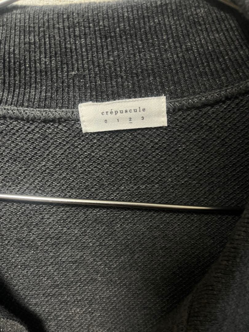 トップス crepuscule Co/wo moss stitch skipper