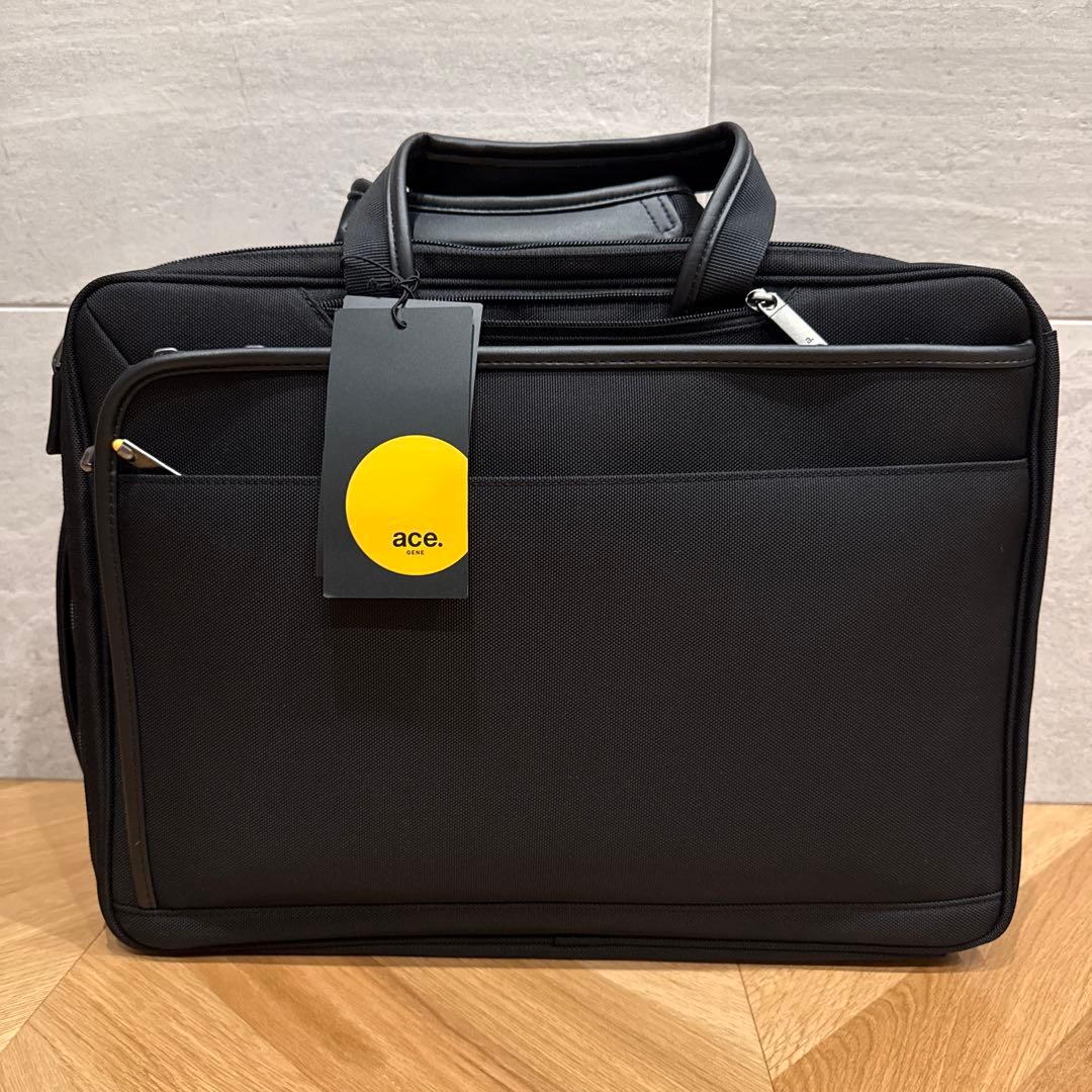 新品未使用　ace. ブラック ビジネスバッグ