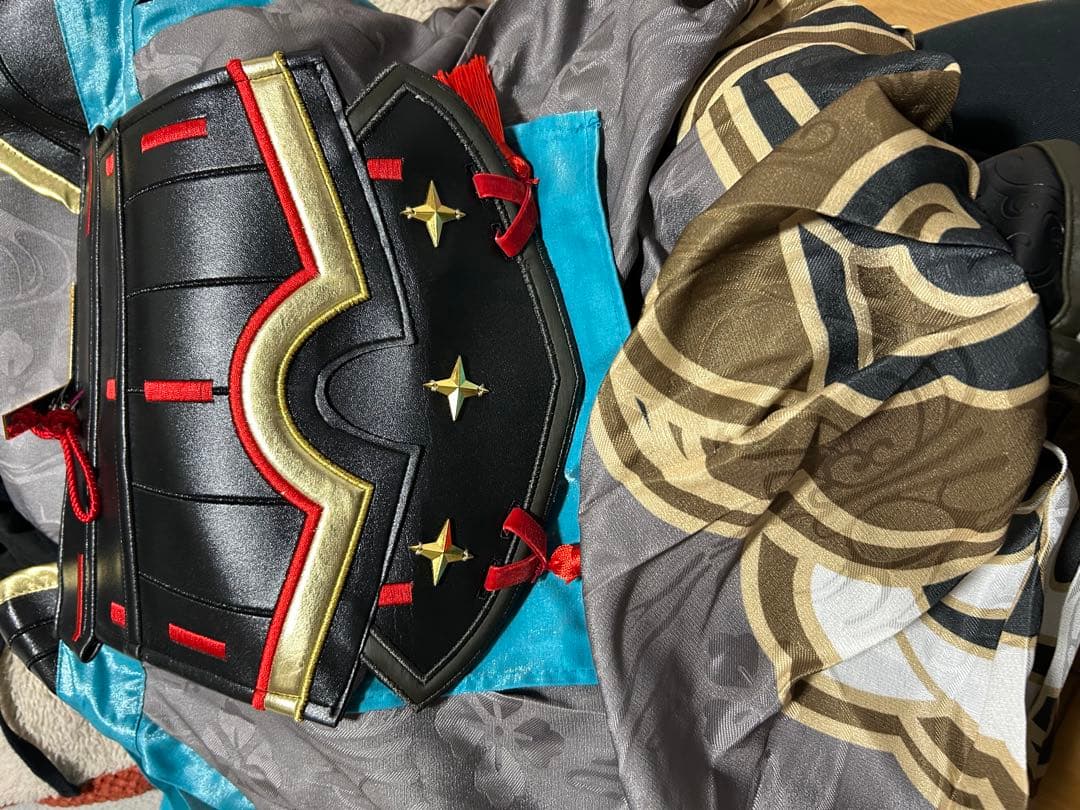 三分妄想【販売終了品】　原神　ゴロー　衣装　ウィッグ　耳2種類付き　下駄付き