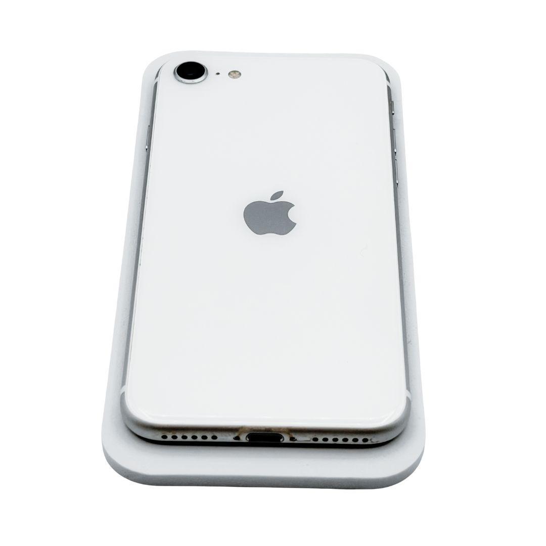 美品 動作良好 iPhone SE2 128GB ホワイト MXD12J/A