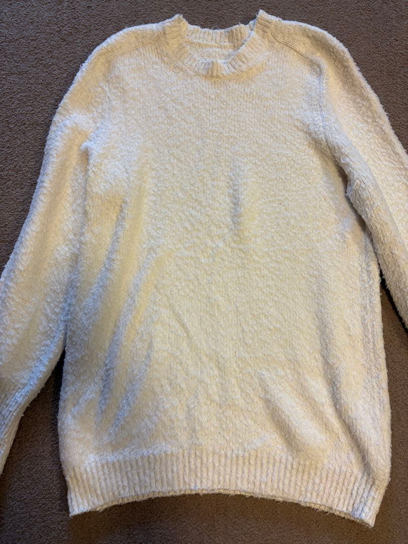 メゾンマルジェラ ピリングニット ホワイト