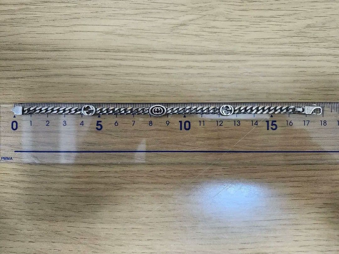 GUCCI グッチ インターロッキングG ブレスレッ卜　１7