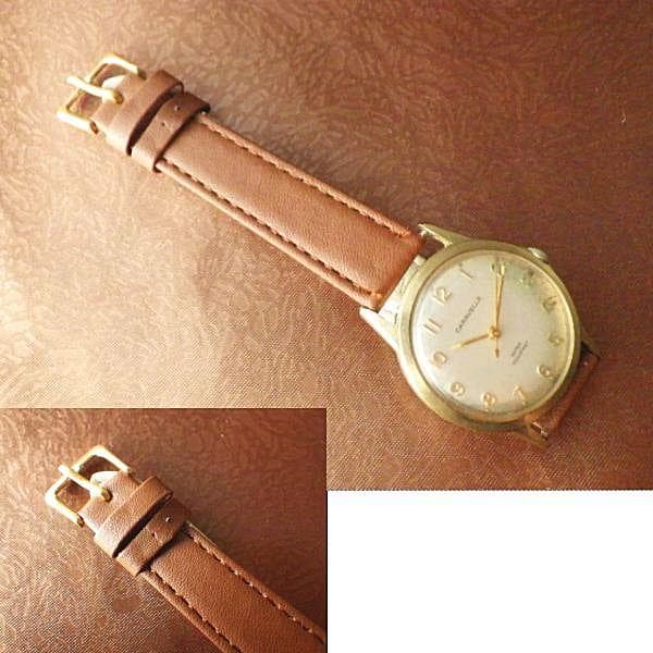 【1960年代頃】ブローバ キャラベル ゴールドケース ヴィンテージ手巻き腕時計