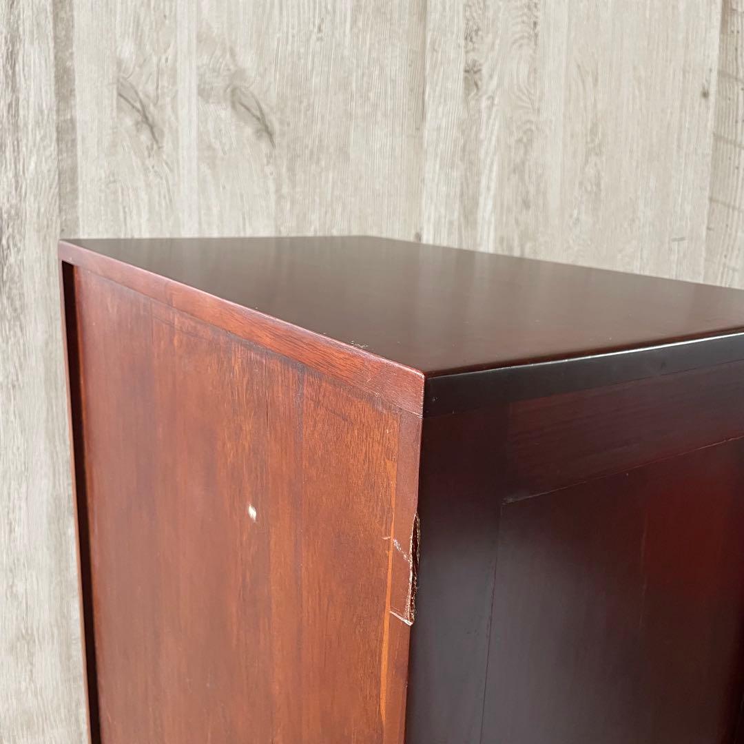 書類箪笥 書庫 桐製チェスト 便利仕分けチェスト キャスター付 大容量 書類棚