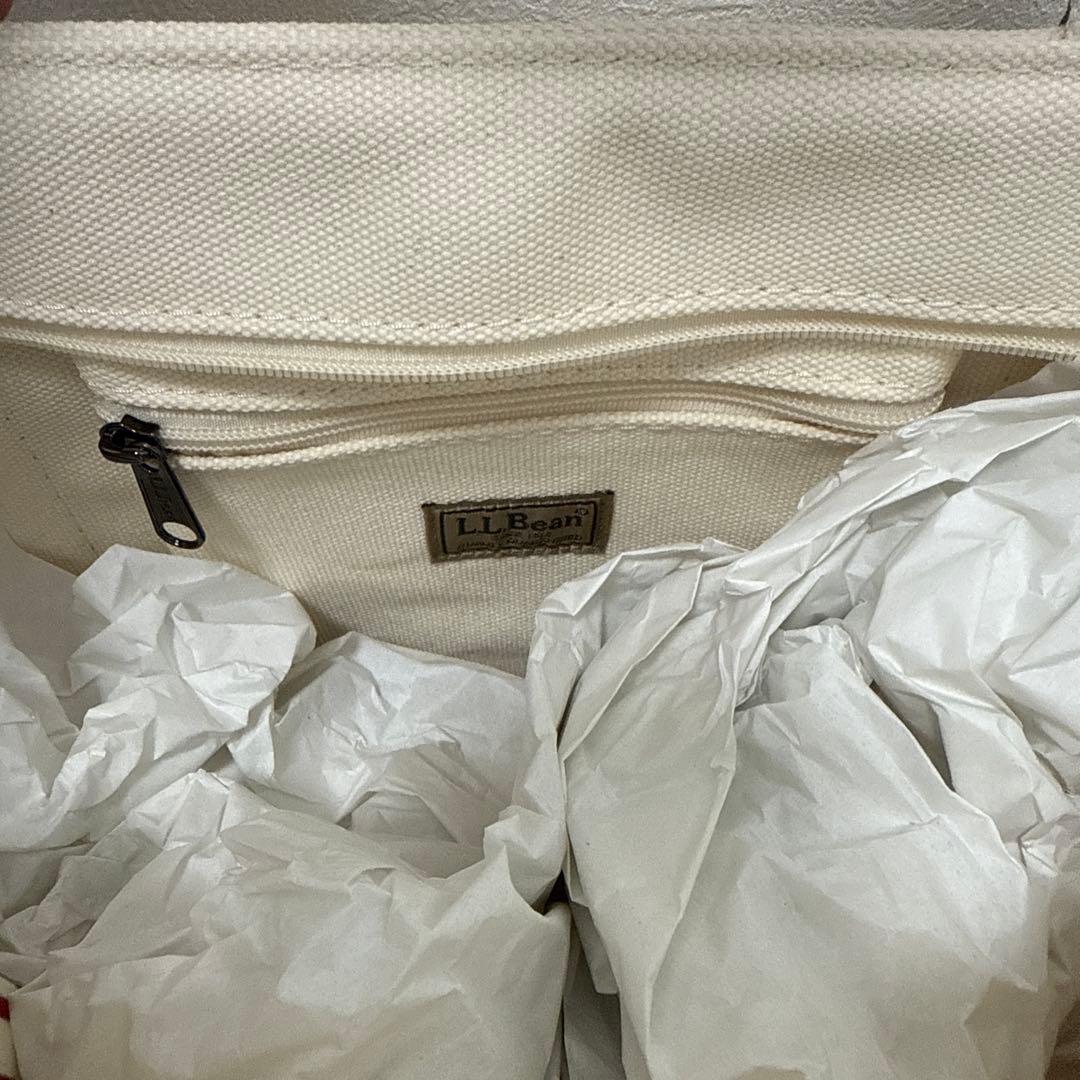 LL Bean シルバー トートバッグ