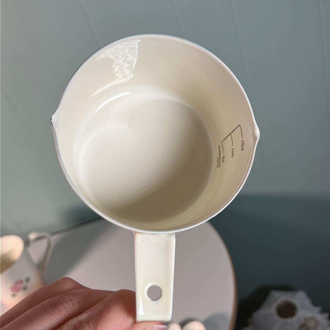 【希少✨】マニーローズ　計量カップ2個&計量スプーン　セット♪ ホーロー製