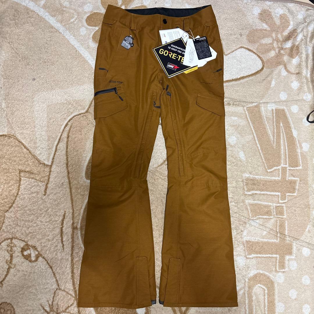 【未使用】VOLCOM ボルコム　GORE-TEX スノーボードパンツ　メンズM