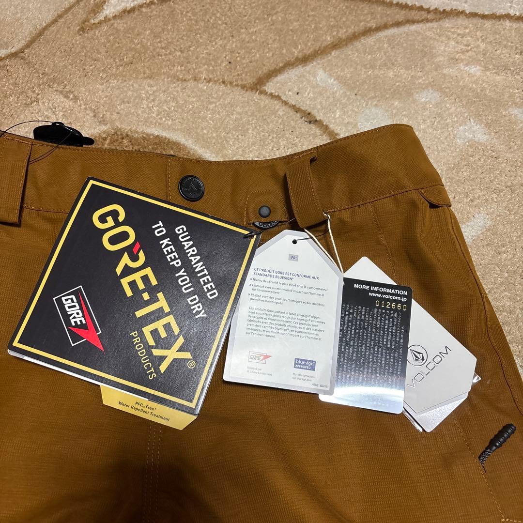 【未使用】VOLCOM ボルコム　GORE-TEX スノーボードパンツ　メンズM