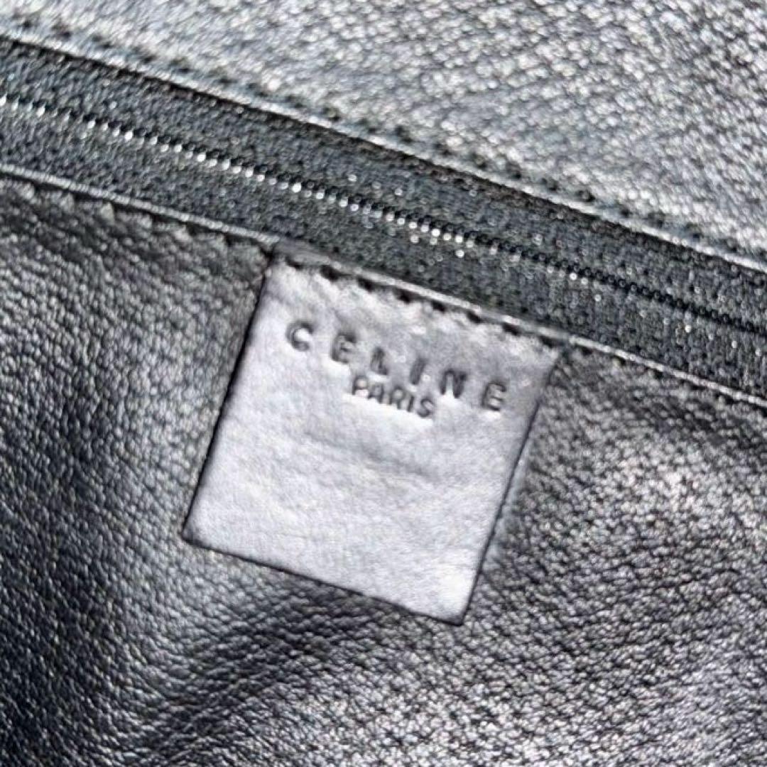 ⭐️極美品⭐️　CELINE　マカダム　ミニボストンバッグ　PVCレザー
