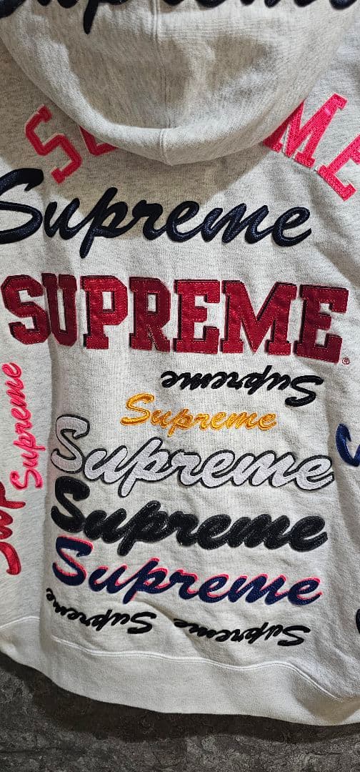 【レミントン専用】シュプリーム 21AW スウェットプルオーバーパーカー刺繍