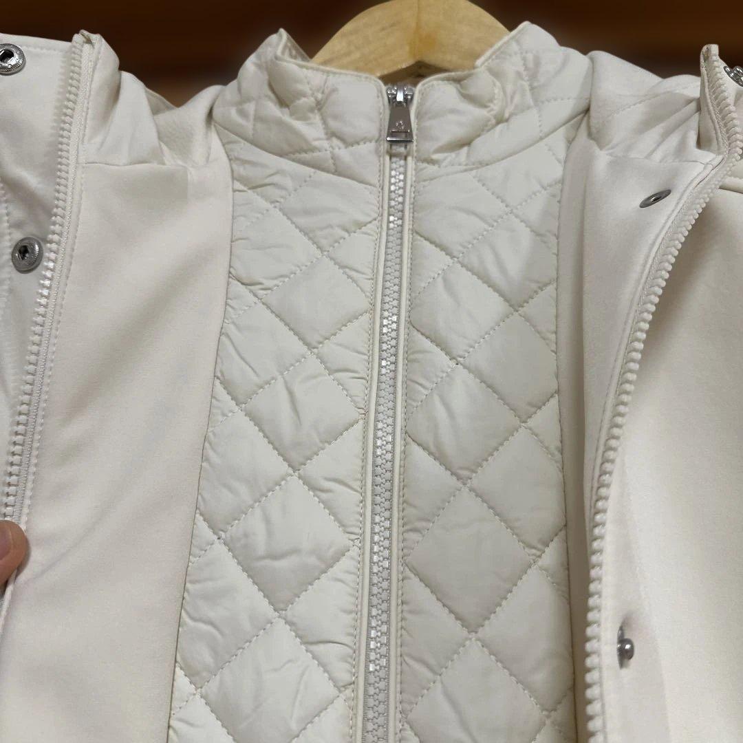 ラルフローレン　フード付きモッズコート　ホワイトアウター