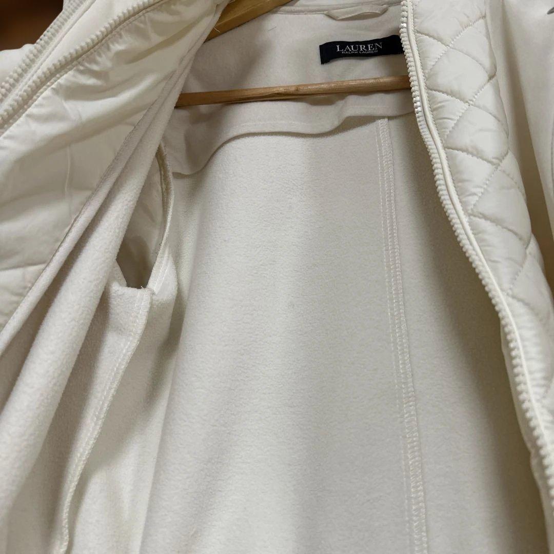 ラルフローレン　フード付きモッズコート　ホワイトアウター