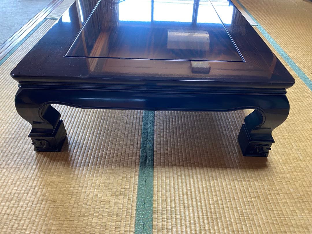 Masashi Fukunishi黒檀　座敷机　座卓