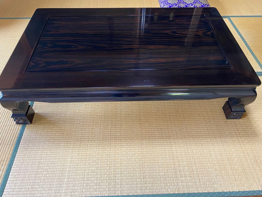 Masashi Fukunishi黒檀　座敷机　座卓