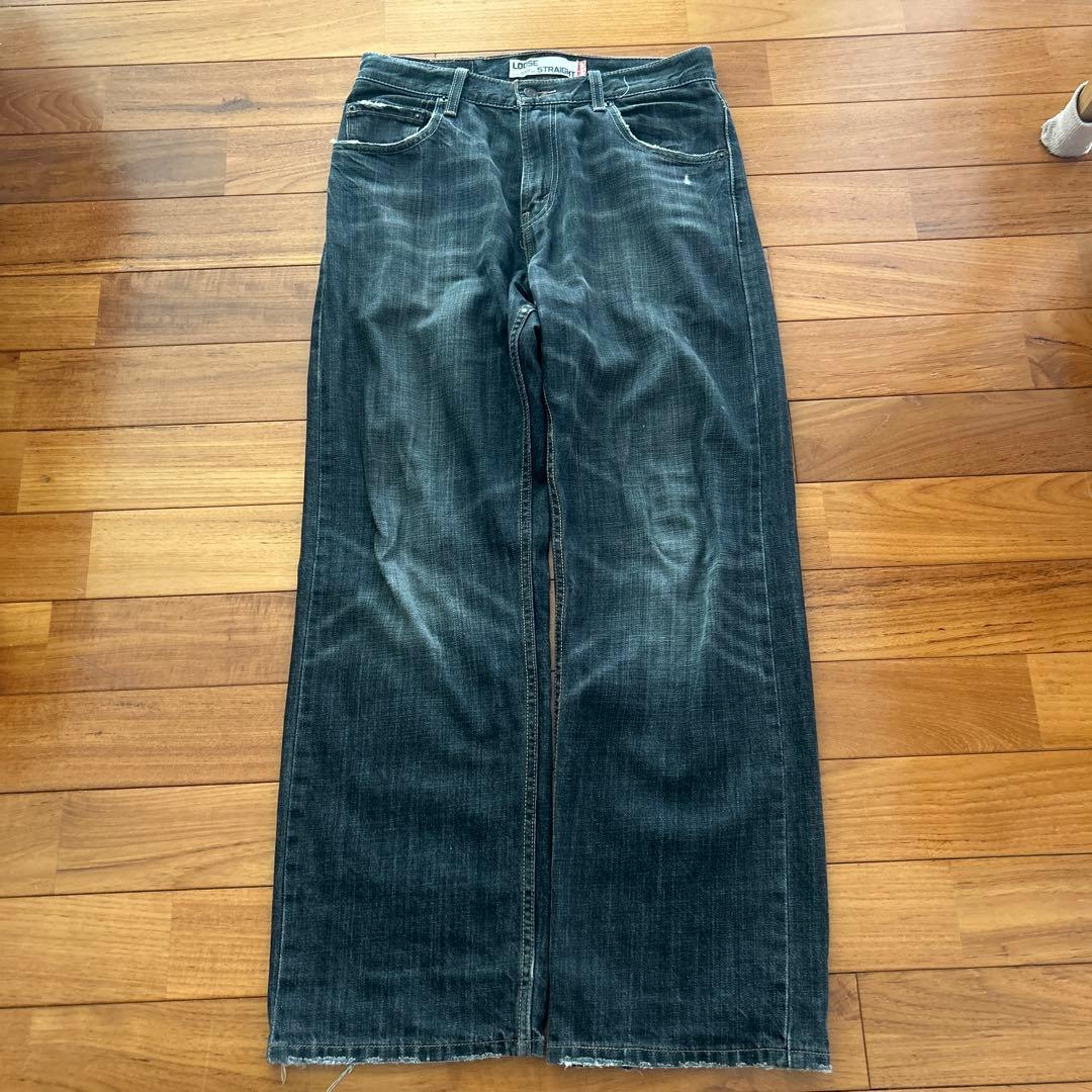 た*い様 Levi's 569 ブラックデニム