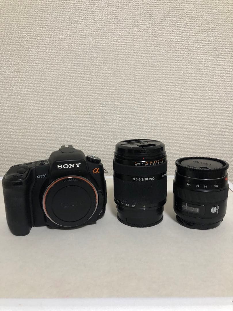 SONY α350 デジタル一眼レフカメラ 18-200mmレンズ付き