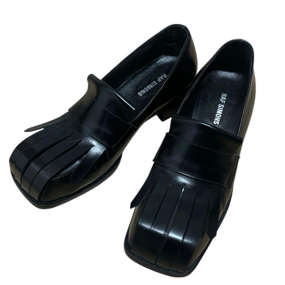 RAF SIMONSフリンジ ローファー