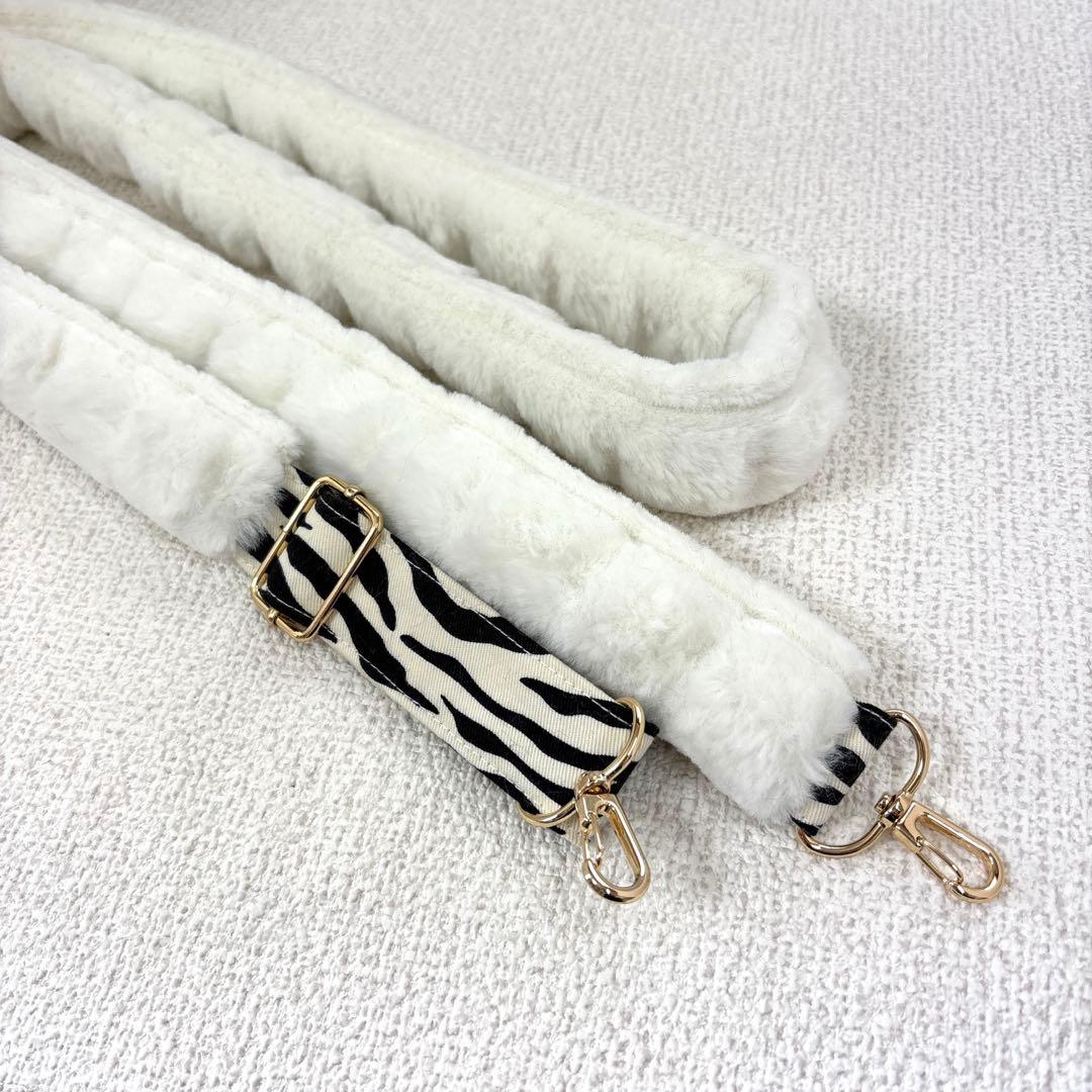 ハンドメイド　ファーショルダー紐　ファーリュック