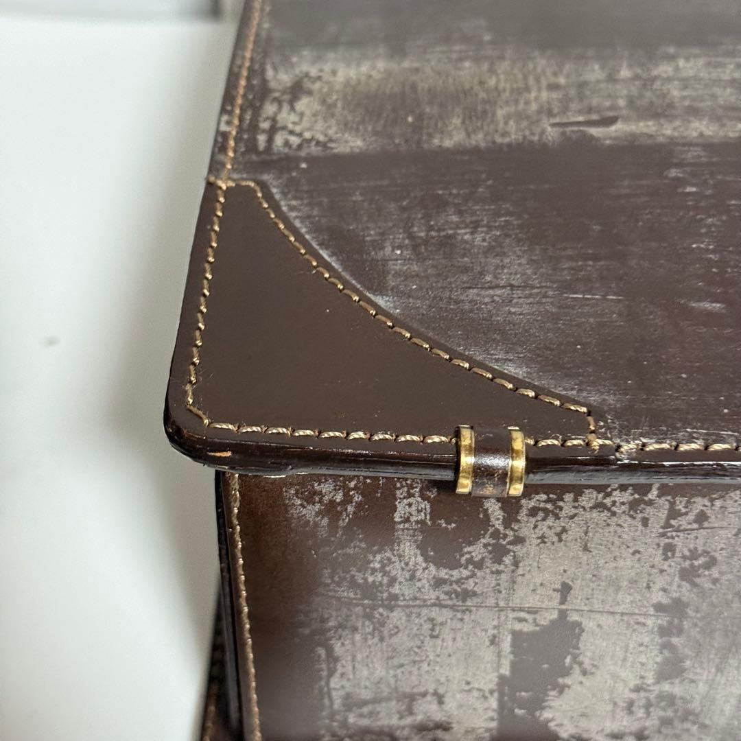 ⭐️未使用⭐️　土屋鞄　ダレスバッグ　ブライドルレザー　ブラウン　ハンドバッグ