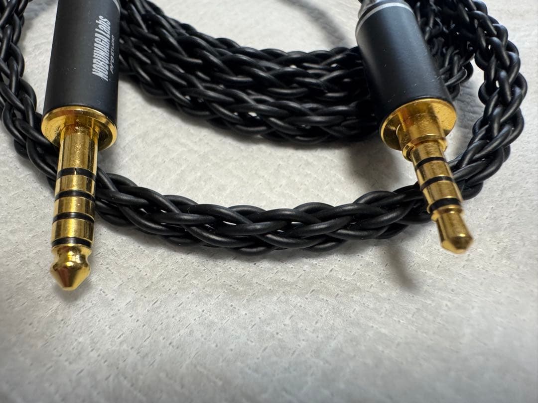 NOBUNAGA Labs 黒龍4.4mm5極/3.5mm4極バランス接続 美品