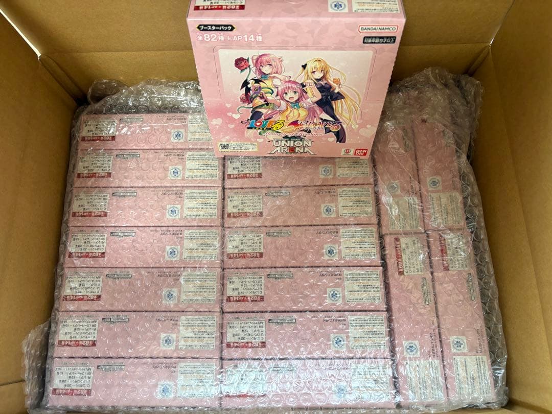 ユニオンアリーナ ToLOVEる 18BOX 完全新品未開封 テープ付き 初版