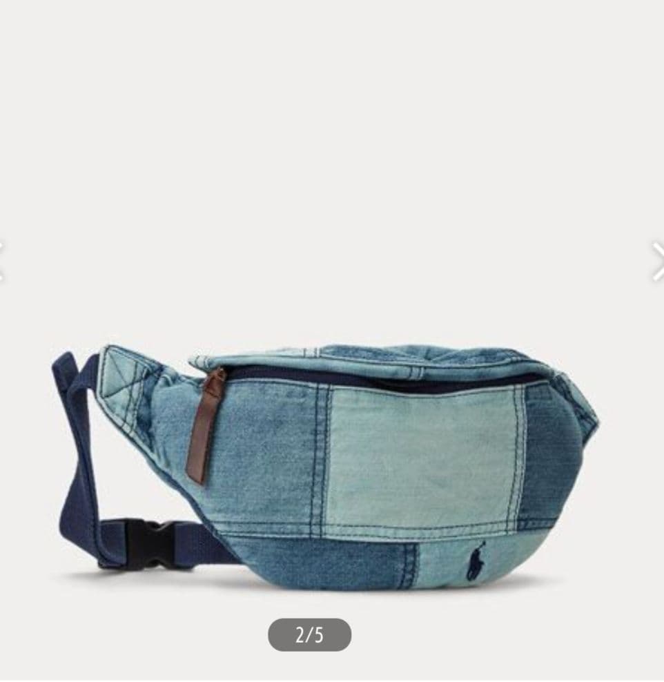 激安☆人気☆Polo Ralph Lauren デニムボディバッグ