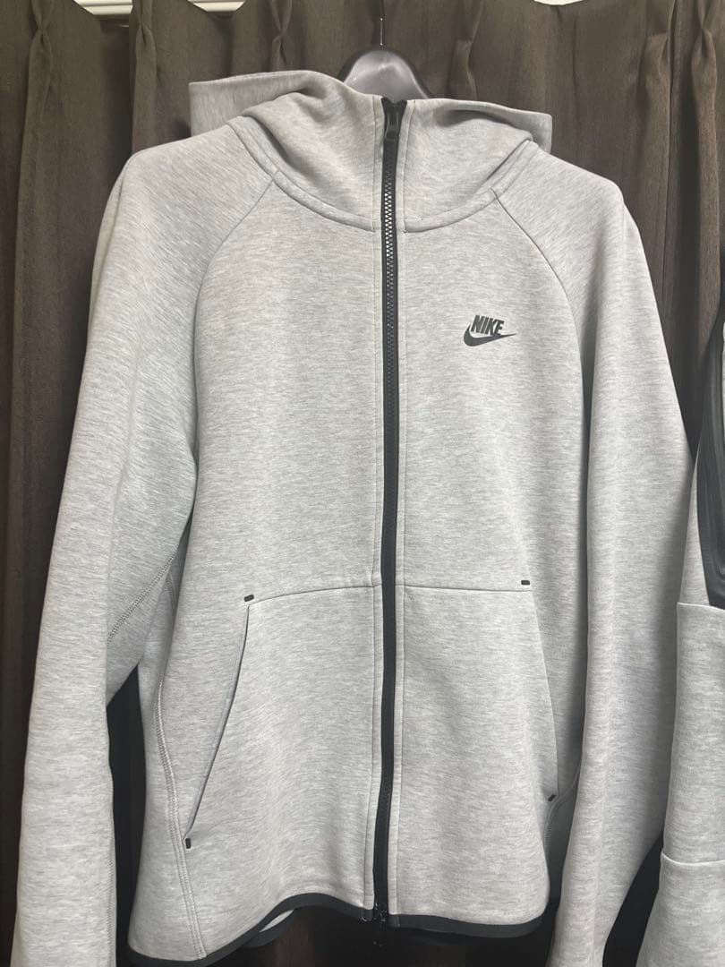 NIKE テックフリース　廃盤　グレー　ナイキ　UK drill パーカー