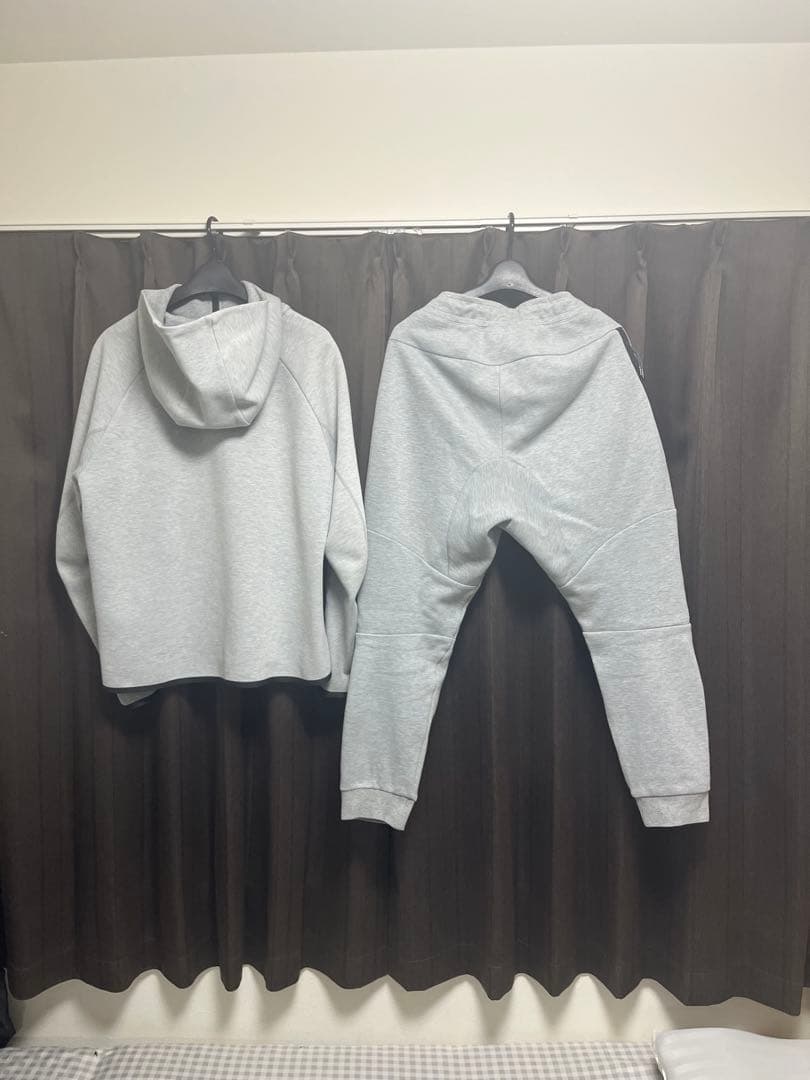 NIKE テックフリース　廃盤　グレー　ナイキ　UK drill パーカー