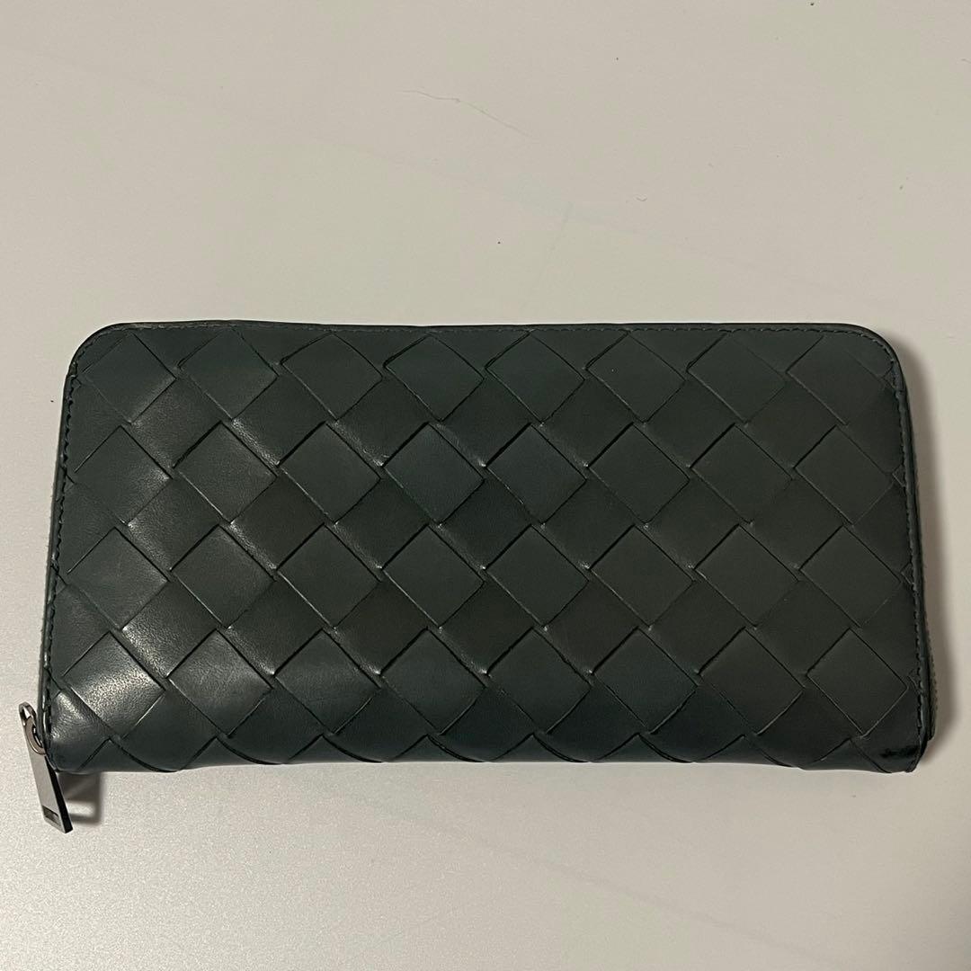 BOTTEGAVENETA マキシイントレチャート　長財布　ラウンドジップ