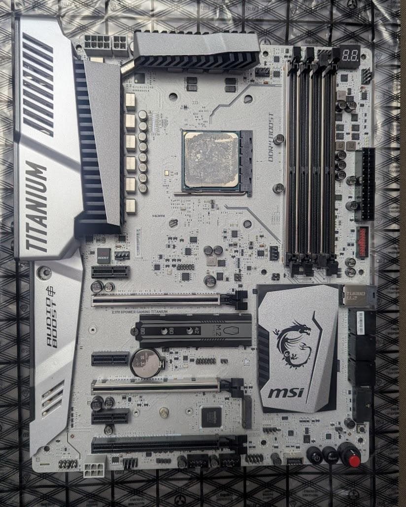 CPU(Ryzen7 1800X) マザーボード(MSI X370) セット