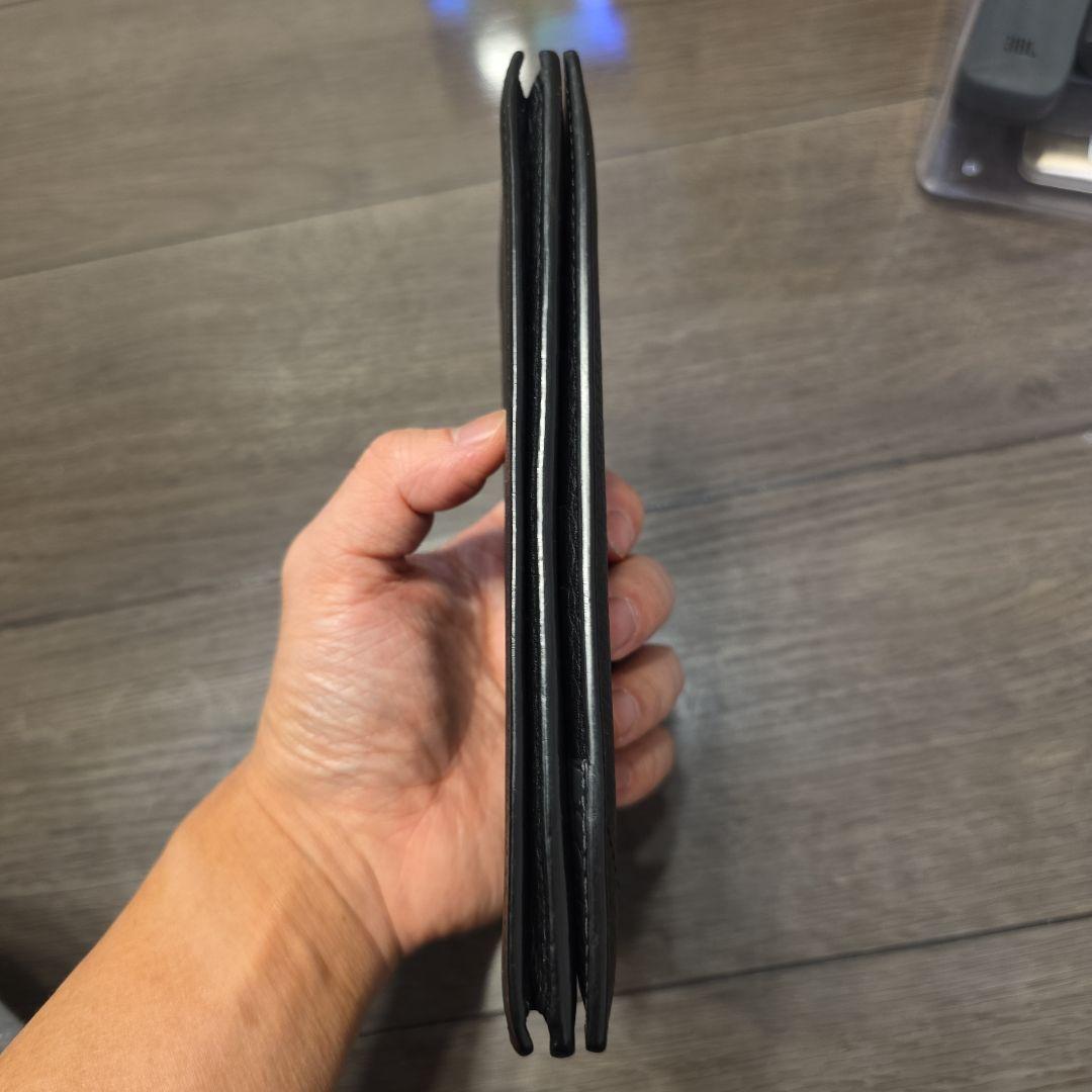 CAMILLE FOURNET ブラックレザー長財布