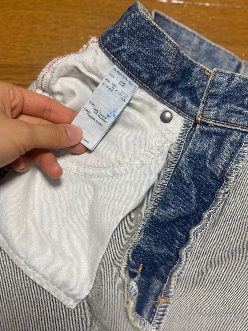 moussy MVSフレアデニム22インチ