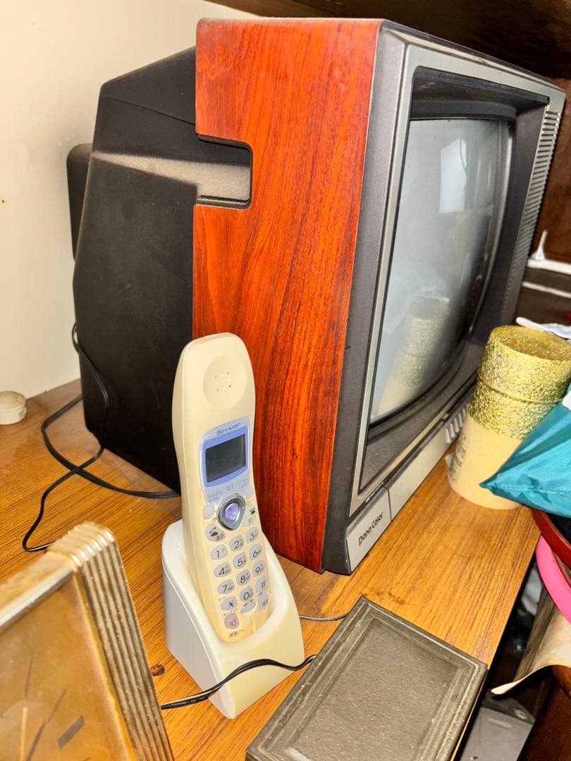 ブラウン管テレビ 昭和 レトロ 木目調 昔 懐かしい テレビ 家電