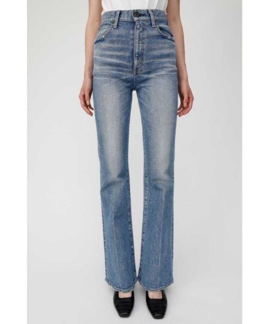 ［美品］moussy mvs flare フレアデニム 26インチ