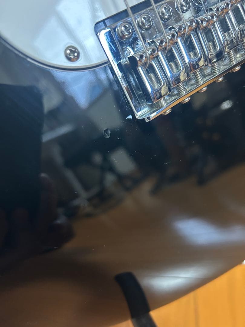 SELDERストラトキャスタータイプ黒 シングルコイル各部調整済み