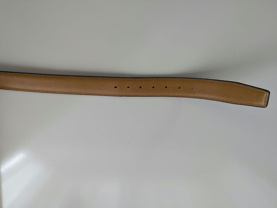 HERMES エルメス ベルト ゴールド金具 黒