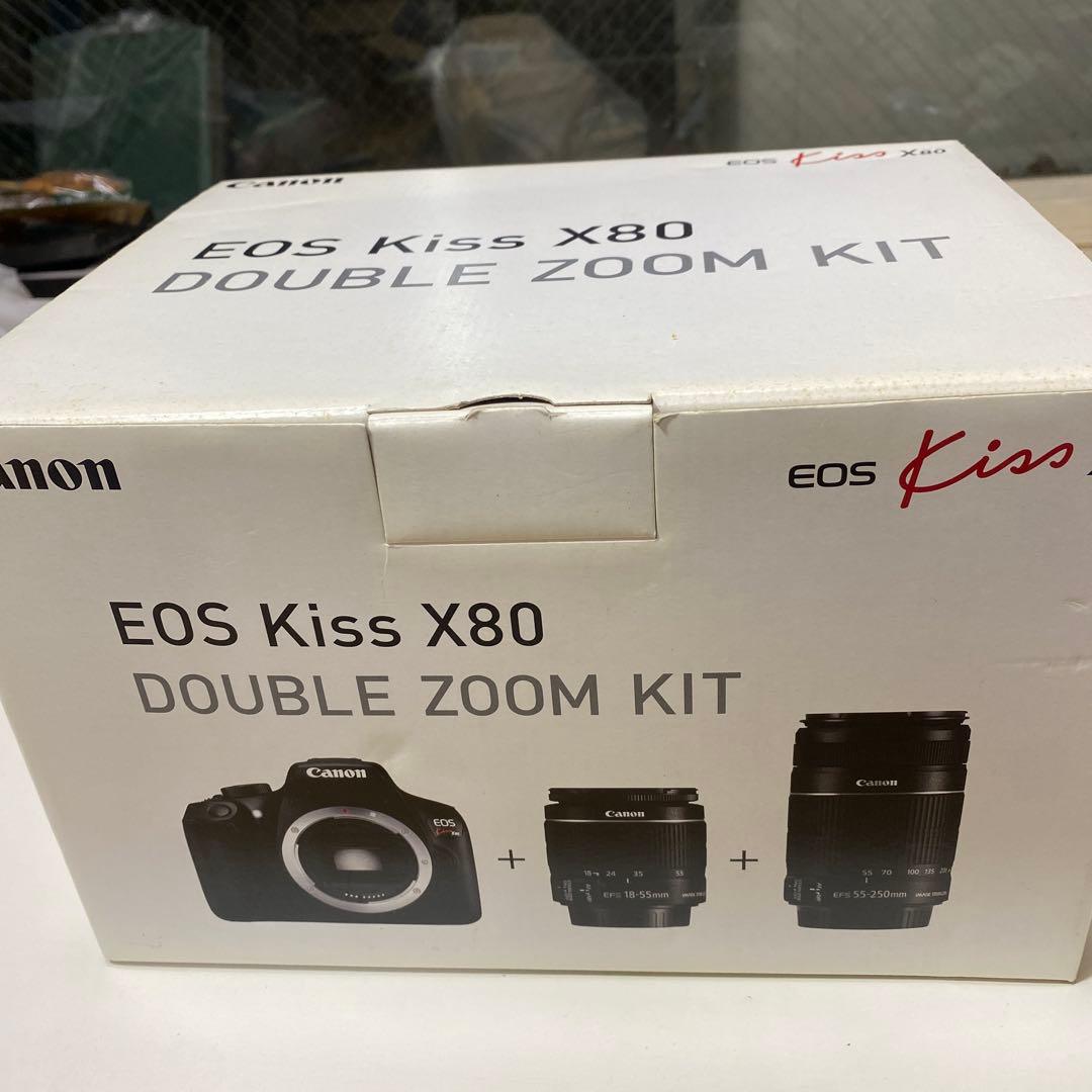 【新品未使用品】Canon EOS Kiss X80 ダブルズームキット