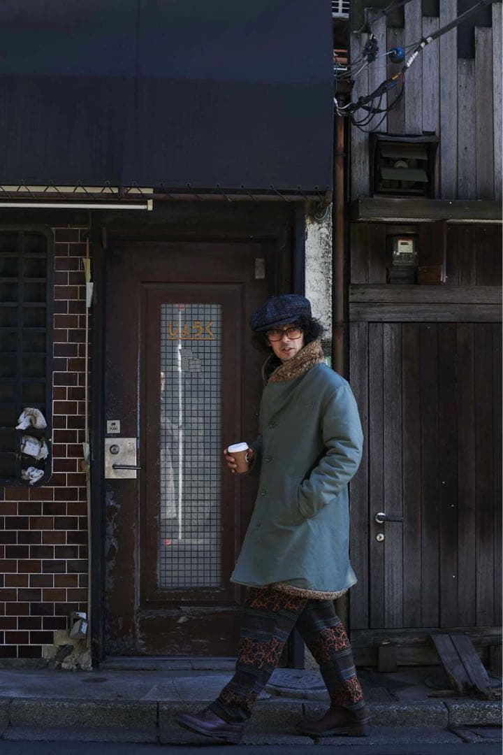 ENGINEERED GARMENTS ショールカラー　リバーシブルコート
