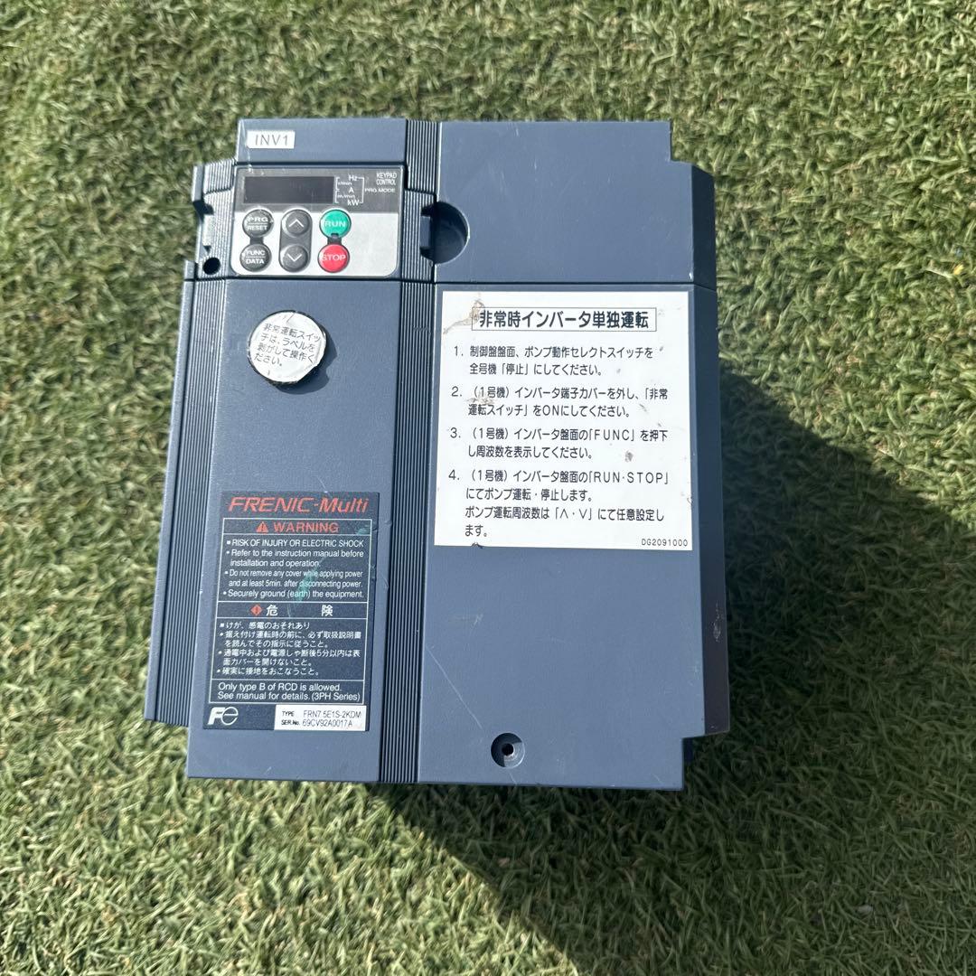 Fuji FRENIC-Multi FRN7.5E1S-2KDM 動作保証