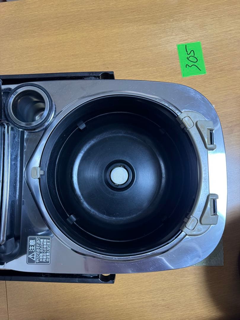 パナソニックスチーム&可変圧力IH炊飯器　SR-VSX108 ブラック 動作保証