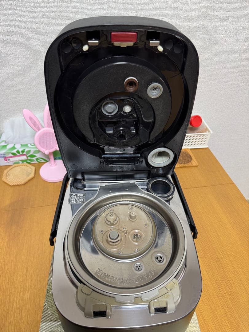 パナソニックスチーム&可変圧力IH炊飯器　SR-VSX108 ブラック 動作保証