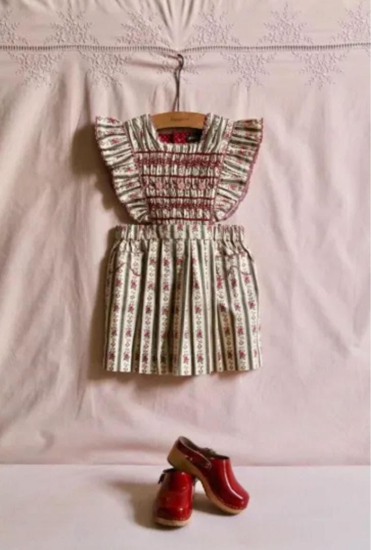 ワンピース Bonjour diary APRON DRESS 4Y