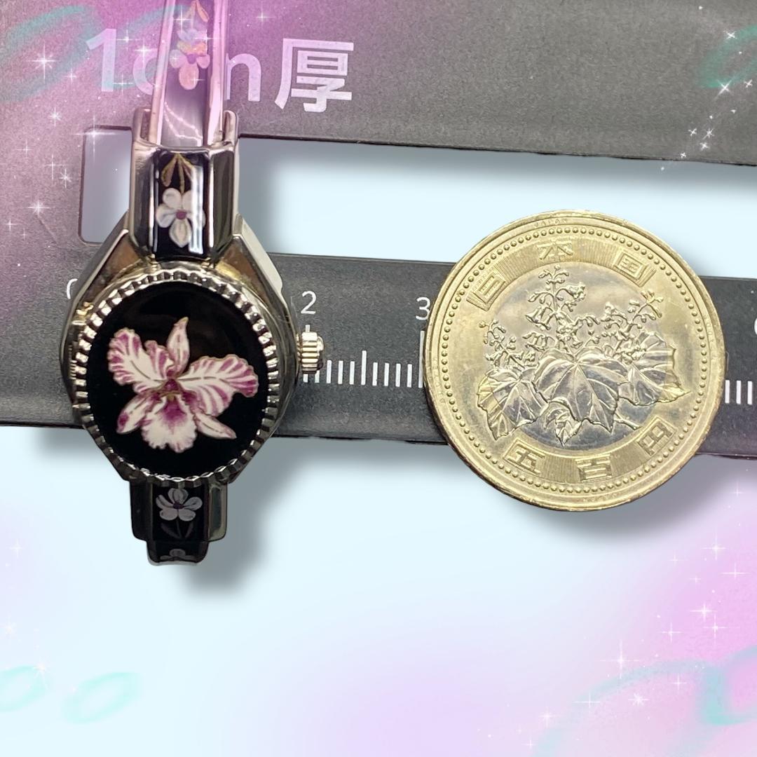 《美品 稼働品》 アンドレムッシュ レディース腕時計 バングルウォッチ クオーツ