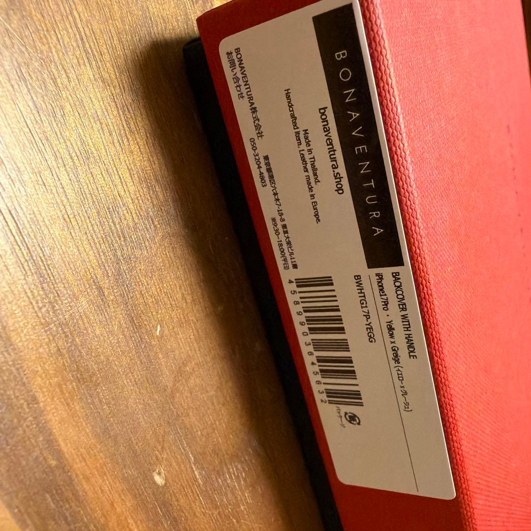 BONAVENTURA イエロー レザー iPhone17Proケース