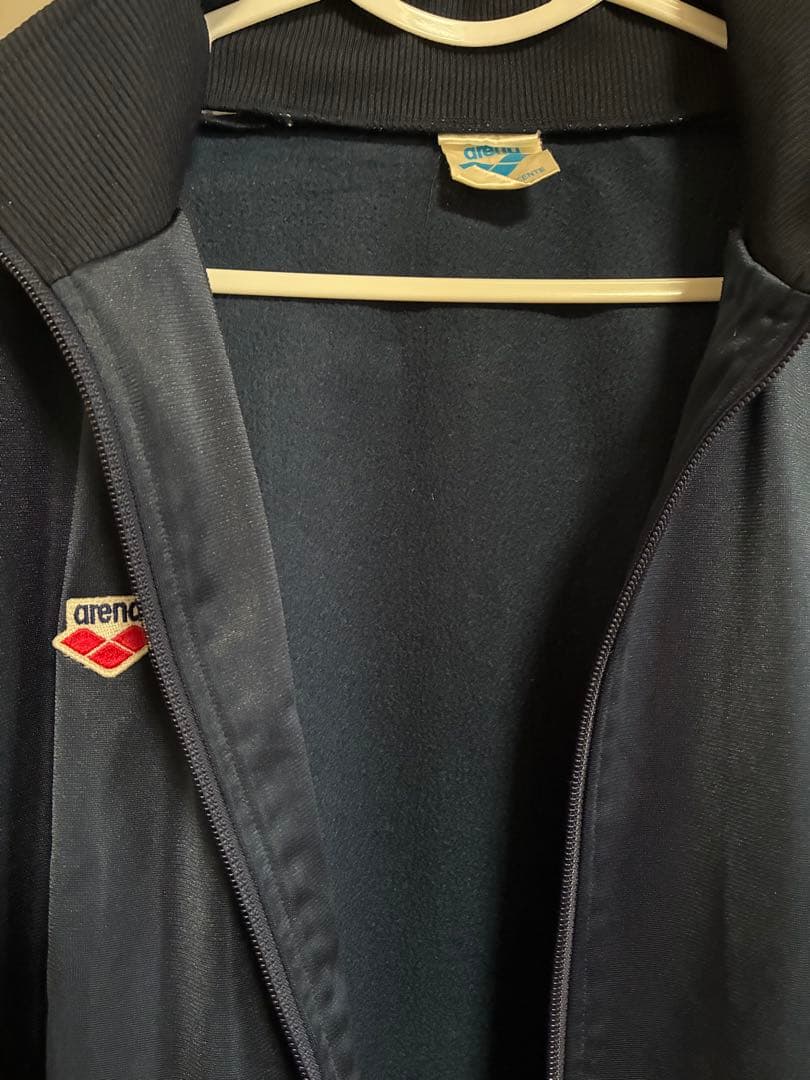 アリーナ arena ネイビー ジャージ上下セット メンズ スポーツウェア 紺