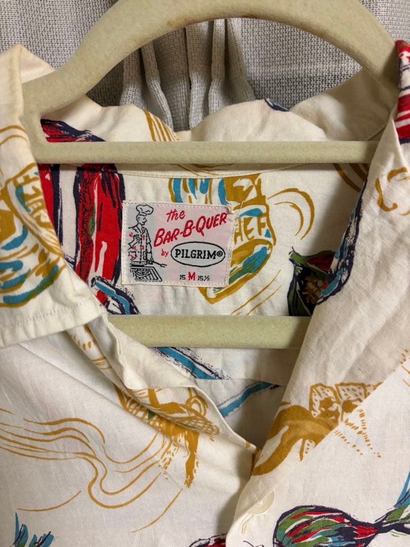 p*i様 PILGRIM バーベキュー アロハシャツ Mサイズ