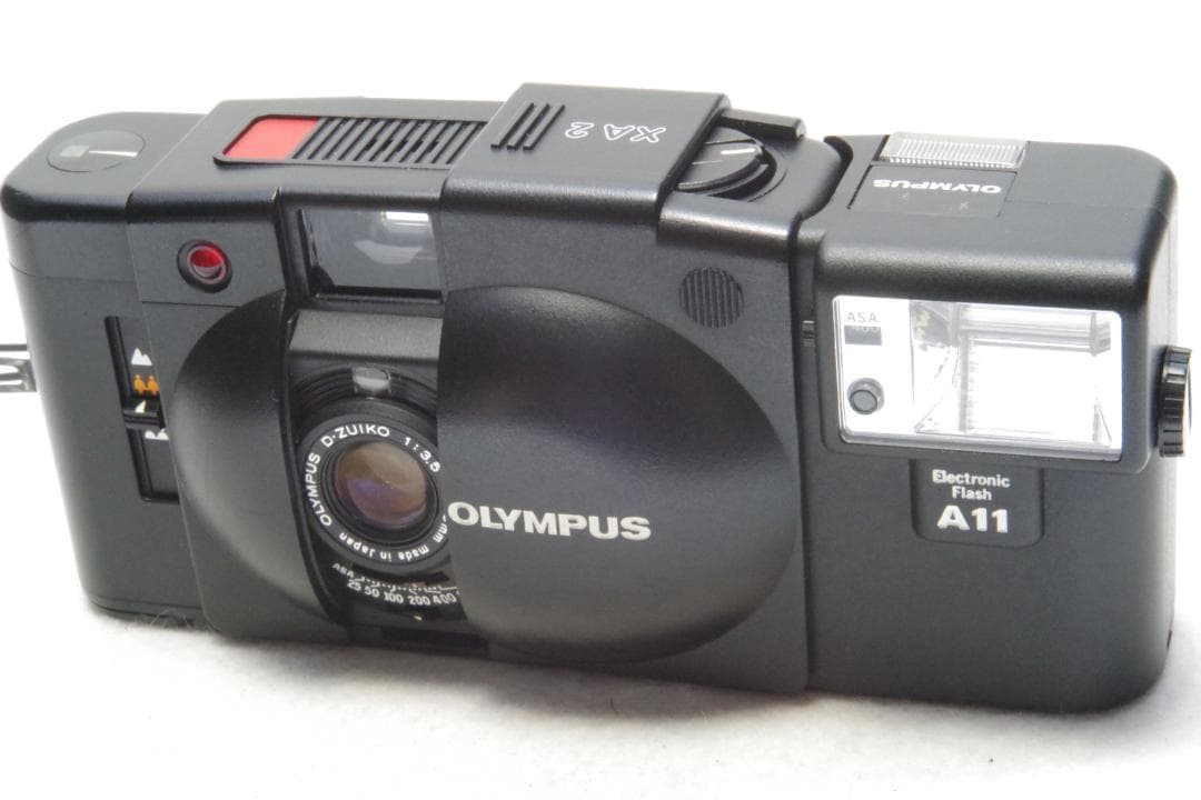 OLYMPUS XA 2 A11 ブラック ポーチ 元箱 使用説明書 動確 美品